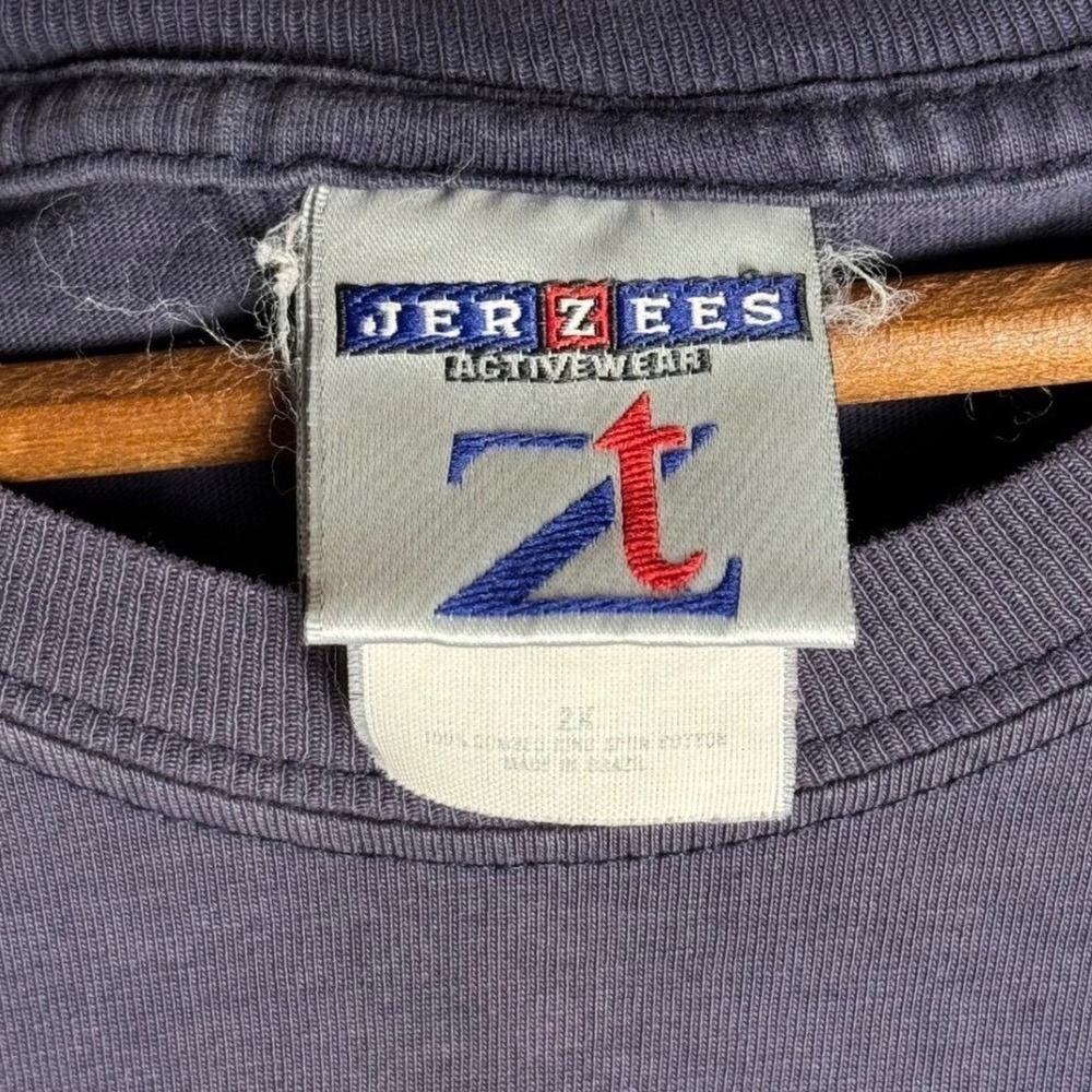 Vintage Jerzees Uintah Basin Backcountry Horseman T-Shirt Navy Blue 2XL Graphic - Picture 4 of 7